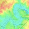 Quartes topographic map, elevation, terrain