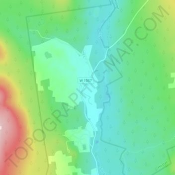 Foskros topographic map, elevation, terrain