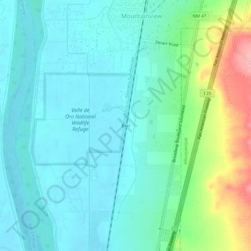 Barr topographic map, elevation, terrain