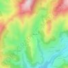 Las Molineyrie topographic map, elevation, terrain