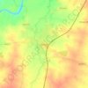 Basoda topographic map, elevation, terrain