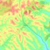 Rubino topographic map, elevation, terrain