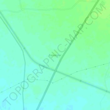 Ranakpur topographic map, elevation, terrain