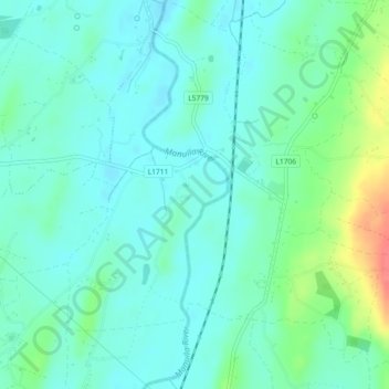 Greeve topographic map, elevation, terrain