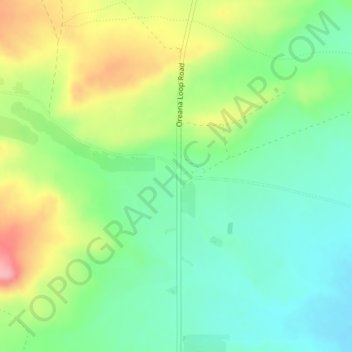 Oreana topographic map, elevation, terrain