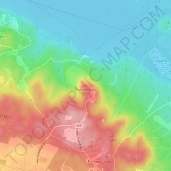 Himmelbjerget topographic map, elevation, terrain