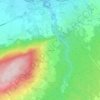 Chavannex topographic map, elevation, terrain