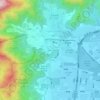 南辛村 topographic map, elevation, terrain