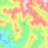 坝戛 topographic map, elevation, terrain