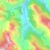 Pola de Somiedo / La Pola topographic map, elevation, terrain