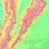 Hauptstadtdistrikt Bogotá topographic map, elevation, terrain