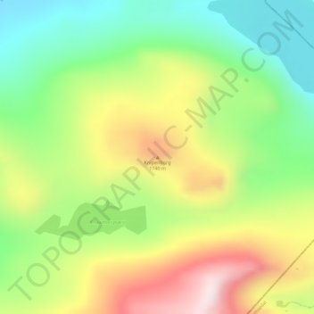 Knipenborg topographic map, elevation, terrain