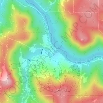 Linga Longa Bike Park topographic map, elevation, terrain