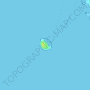 Arwad topographic map, elevation, terrain