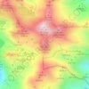 Pic dels Tres Estanys topographic map, elevation, terrain