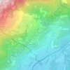 Venthône topographic map, elevation, terrain