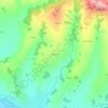 Корићани topographic map, elevation, terrain