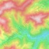 Paillès topographic map, elevation, terrain