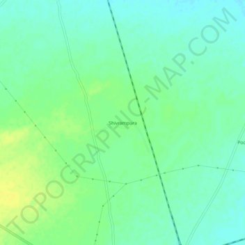 Shivrampura topographic map, elevation, terrain