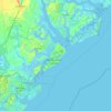 Hilton Head Island topographic map, elevation, terrain