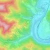 Jelak topographic map, elevation, terrain