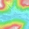 Kvam topographic map, elevation, terrain