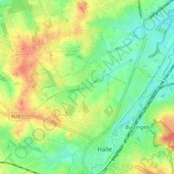 Alsput topographic map, elevation, terrain