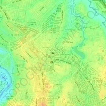 BSD topographic map, elevation, terrain