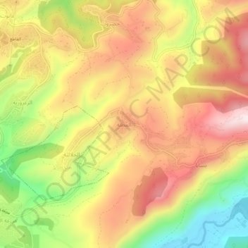 Mtolle topographic map, elevation, terrain