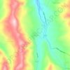 Gündüzlü topographic map, elevation, terrain