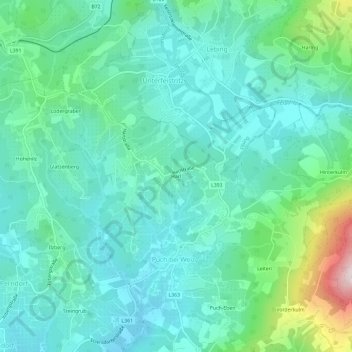 Harl topographic map, elevation, terrain