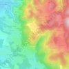 Bouterige topographic map, elevation, terrain