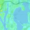 Palmetto Beach topographic map, elevation, terrain