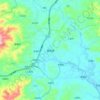 梅西镇 topographic map, elevation, terrain