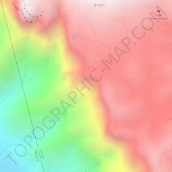 Irente View Point topographic map, elevation, terrain