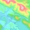 Thenmala topographic map, elevation, terrain