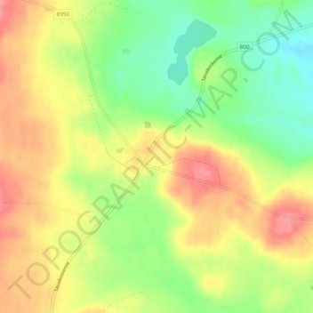 Joukokylä topographic map, elevation, terrain