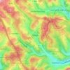 Alchen topographic map, elevation, terrain