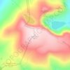 Mangerton topographic map, elevation, terrain