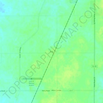 Elva topographic map, elevation, terrain