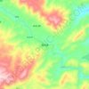 哨冲镇 topographic map, elevation, terrain