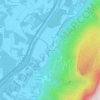 Les Brunières topographic map, elevation, terrain