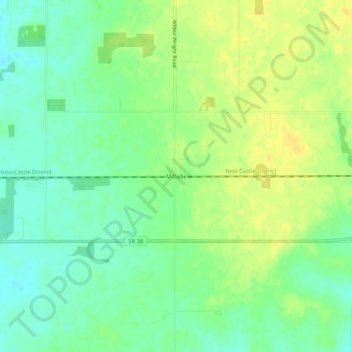 Millville topographic map, elevation, terrain