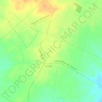 Guerrera topographic map, elevation, terrain