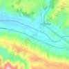 Cauris topographic map, elevation, terrain