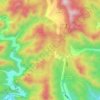 黄土坑 topographic map, elevation, terrain