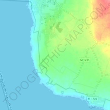 Faritslöv topographic map, elevation, terrain