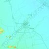 Battambang topographic map, elevation, terrain