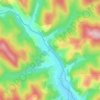 Rașca topographic map, elevation, terrain