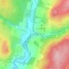 Kershopefoot topographic map, elevation, terrain